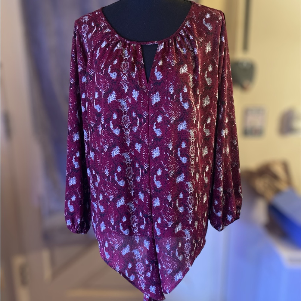 Red blouse